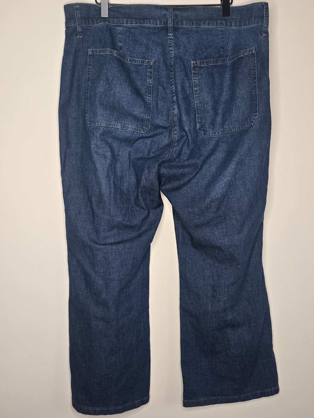 J.Crew Wide Leg Patch Pocket Jeans High Rise Denim Blue Spring 2025 - Picture 6 of 8